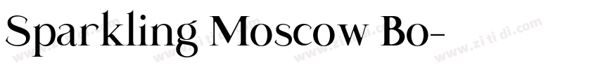 Sparkling Moscow Bo字体转换 Sparkling Moscow Bo字体转换